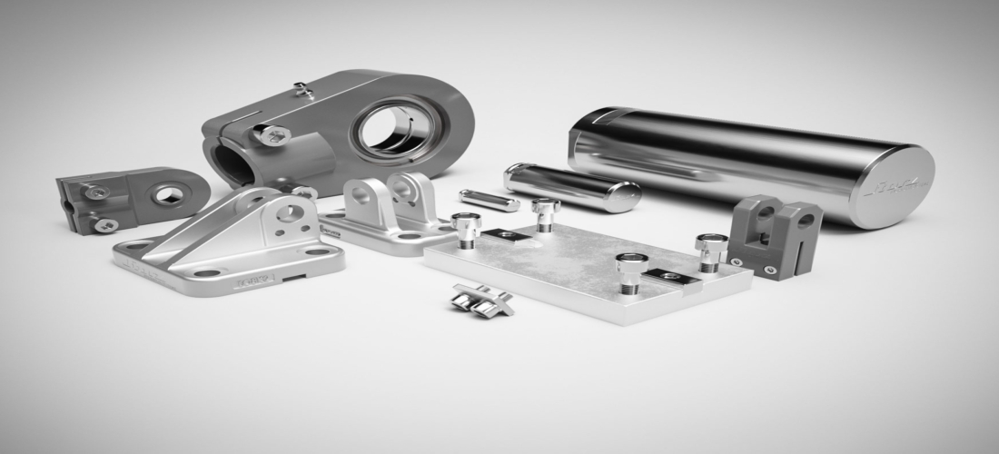Mounting parts compliant with DIN, ISO